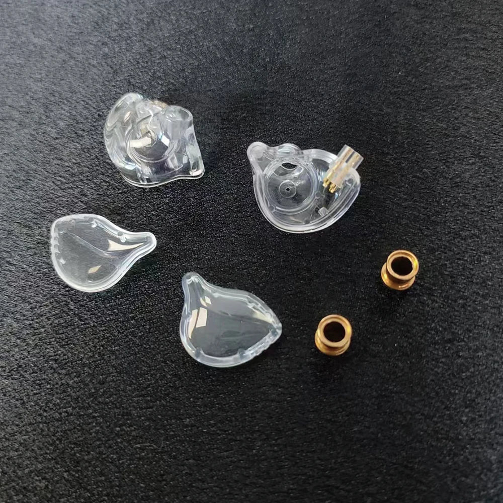 ELFINEAR Earphone Accessories for 10mm Speaker Unit, 0.78mm Connector, DIY Earphone Case Housings