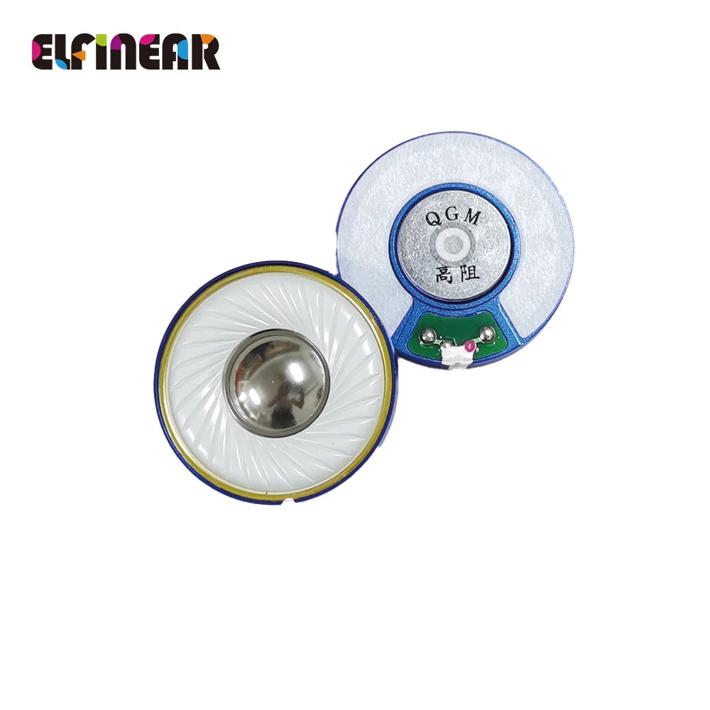 ELFINEAR 50MM 500ohm/300ohm/64ohm/32ohm FLAGSHIP DIY Headphone Speaker Drivers 1Pair(2Pcs) For Audiophiles Musicans