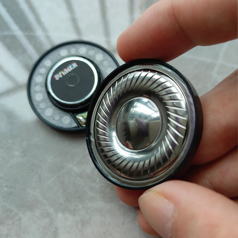 ELFINEAR Professional Titinium 40mm Headphone Speaker Units Ideal for Audio Enthusiasts and Professionals