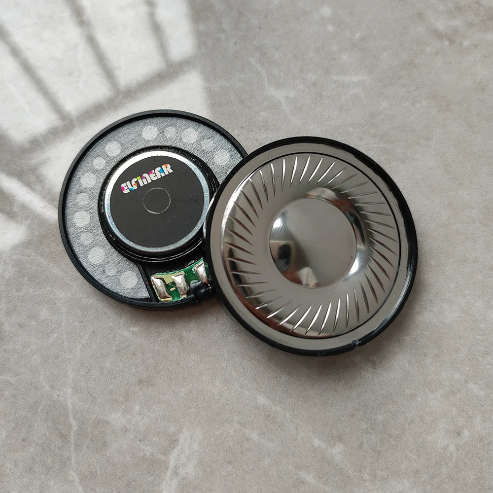 ELFINEAR Professional Titinium 40mm Headphone Speaker Units Ideal for Audio Enthusiasts and Professionals
