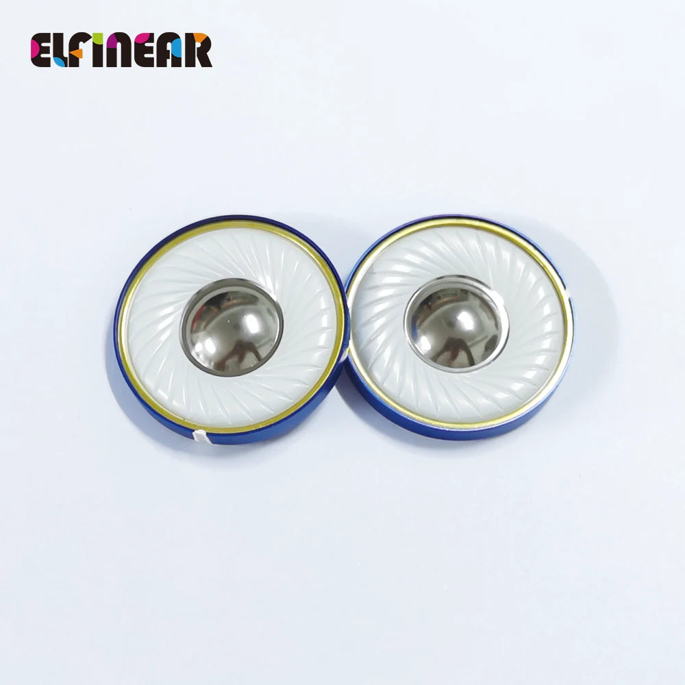 ELFINEAR 50MM 500ohm/300ohm/64ohm/32ohm FLAGSHIP DIY Headphone Speaker Drivers 1Pair(2Pcs) For Audiophiles Musicans