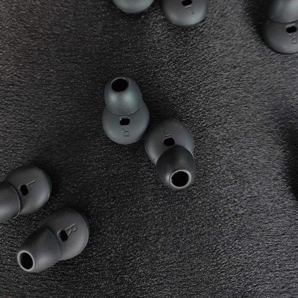Silicone earbud tips specifically designed for flat-head earphones Apple Earbuds