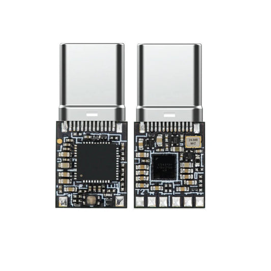 USB-C HiFi Digital Audio Module Amp Dongle Headphone DAC Sound amplifier CB5100 & CS43131 Chips, 384kHz/32bit DSD256