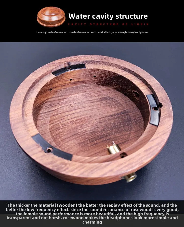 DIY Walnut Headphone Shell Kit for Headphones. Accessories for Over-Ear Headphones