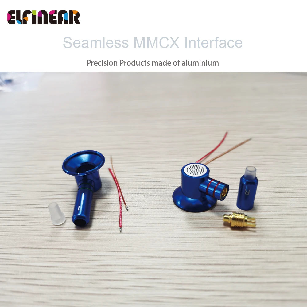 MMCX Detachable Earphone Cases Shells Housings For 15.4mm Speaker Drivers