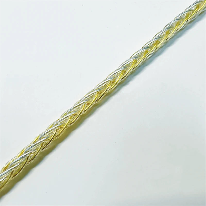 8-Strand 200-Core DIY Braided Headphone Cable Wires For HIFI Audiophiles
