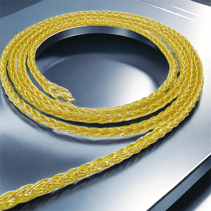 8-Strand 200-Core DIY Braided Headphone Cable Wires For HIFI Audiophiles