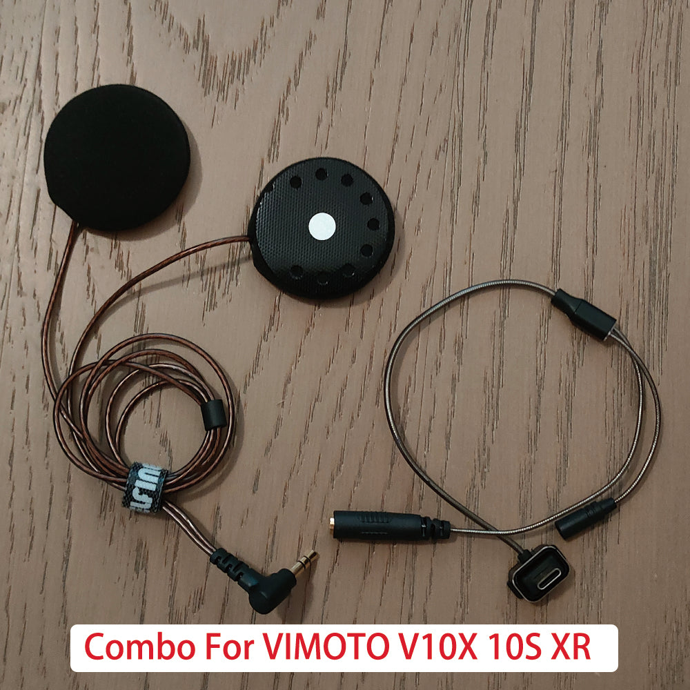 ELFINEAR RIDE-VOICEPRO Helmet Speaker: Vocal clarity, Enhanced Magnet, 3.5mm AUX Connectors