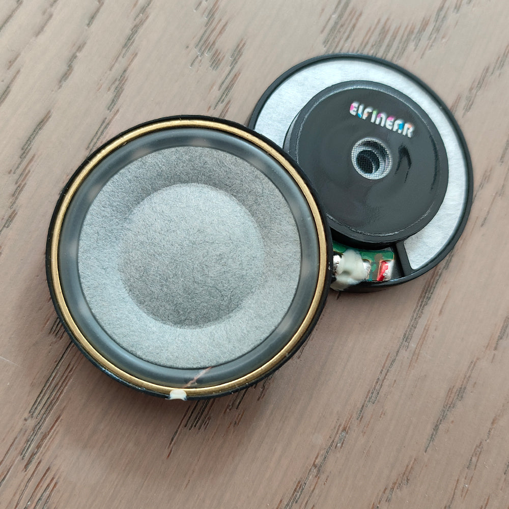 ELFINEAR PaperCone 40mm Fiber Paper Diaphragm N50 Magnet High-Quality Voice Coil Hi-Fi Sound Full Bass Premium Speaker Unit