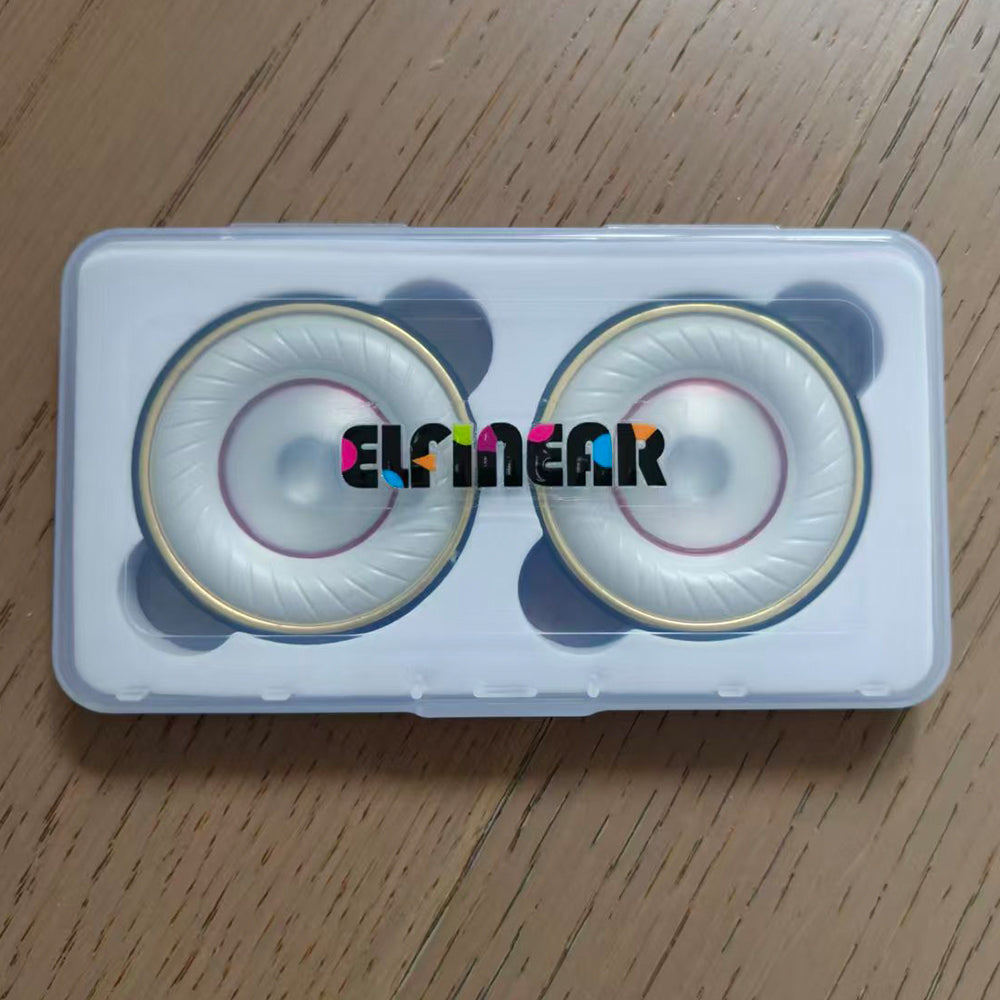 ELFINEAR 50mm Nova Crystal Glass Dome LCP Diaphragm Headphone Driver Pair Audiophile DIY Over-Ear Headset Replacement Upgrade Speaker Unit