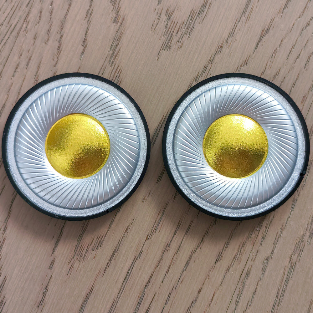 ELFINEAR PureStage 60 Headphone Speaker Drivers, 25.5mm Voice Coil with Silver-Plated Diaphragm Gold-Plated Dome, Hi-Res Audio