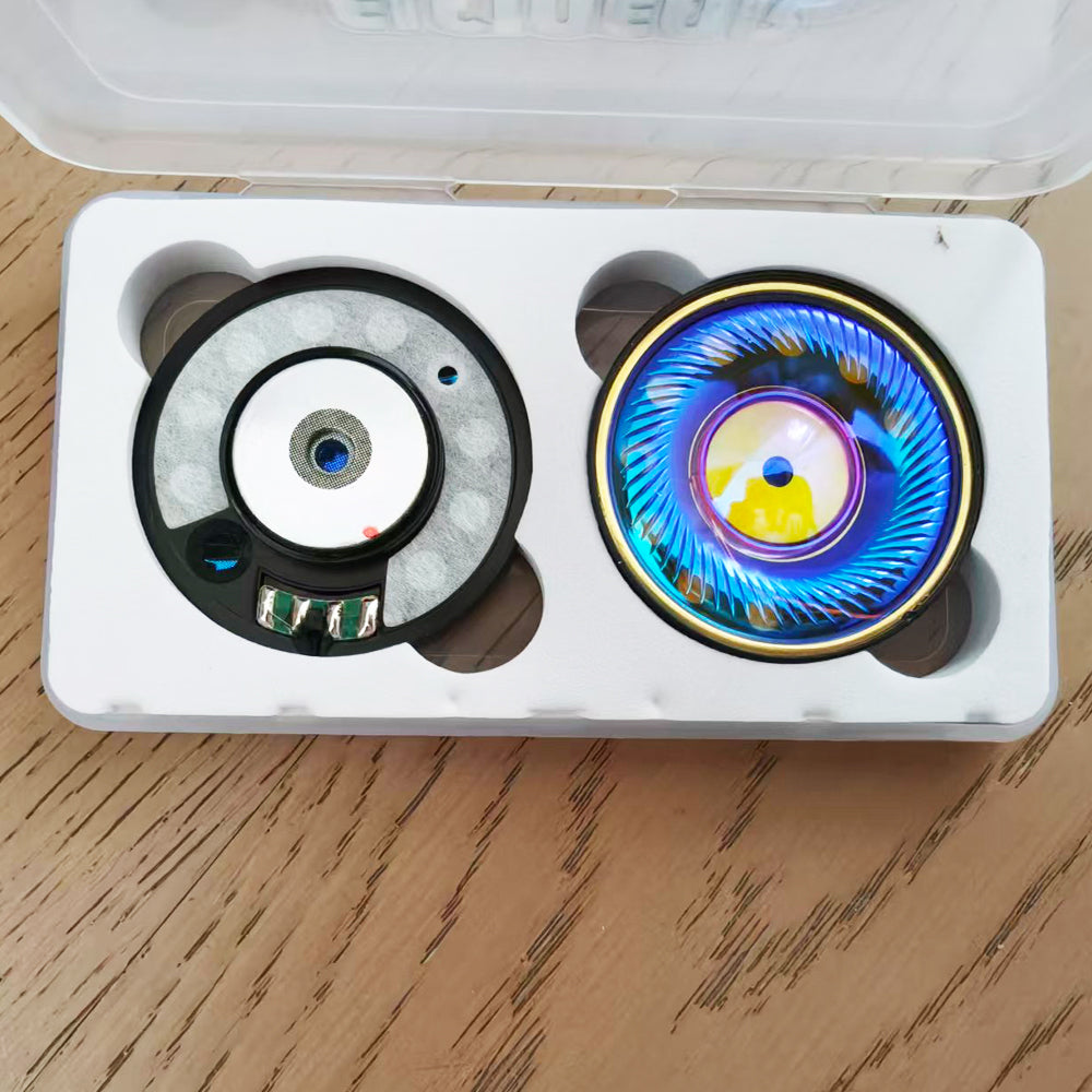 ELFINEAR VitaPro Hi-Fi Headphone Speaker Driver Unit 122dB, 20.4mm CCAW Voice Coil, Iridescent PC Diaphragm, Enhanced Magnet