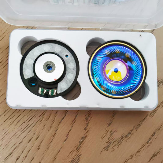 ELFINEAR VitaPro Hi-Fi Headphone Speaker Driver Unit 122dB, 20.4mm CCAW Voice Coil, Iridescent PC Diaphragm, Enhanced Magnet