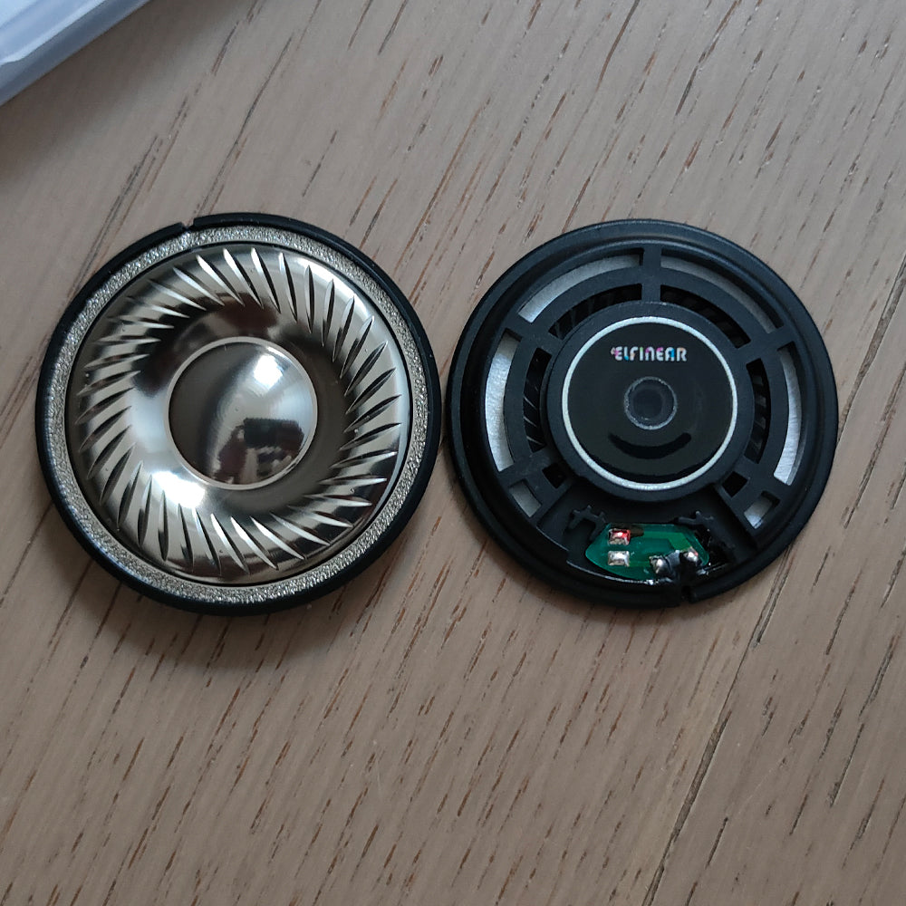 ELFINEAR Vortex 45 Hi-Res Headphone Driver - 45mm Unit + N50 Magnet 127dB High Sensitivity, 32Ω/300Ω Dual Versions for Phone