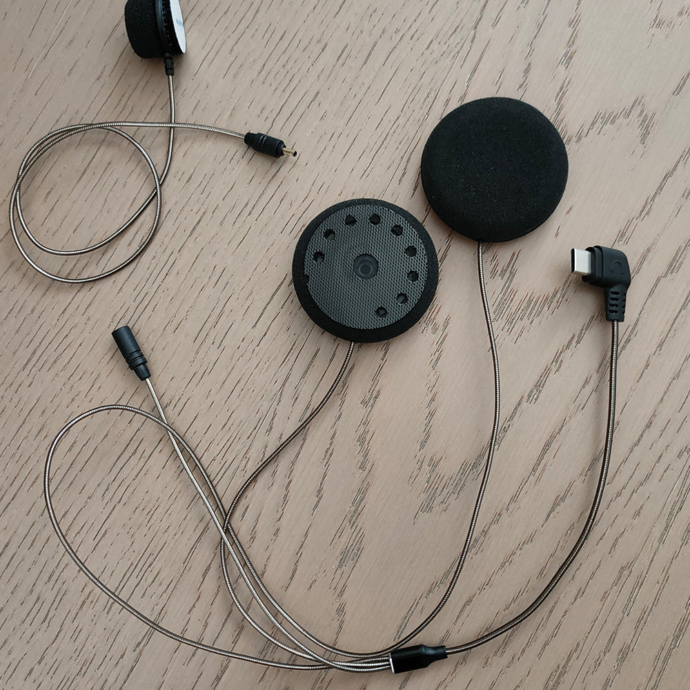 ELFINEAR 45MM Helmet Headset Speaker With Microphone Upgrade Replacement Only for LEXIN ET COM G4 G2 G16 B4FM