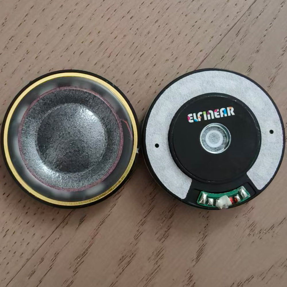ELFINEAR Magana Pure 50mm Flagship Headphone Drivers 1Pair Carbon Fiber Paper Composite Diaphragm DIY Upgrade Speaker Unit