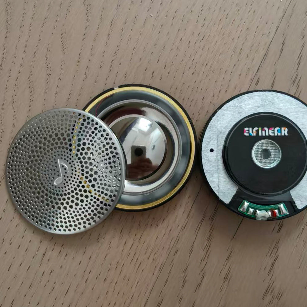 ELFINEAR 50mm Beryllium Diaphragm Headphone Driver N52 Big Magnet 118dB High Sensitivity HIFI Speaker Unit For Headphone DIY