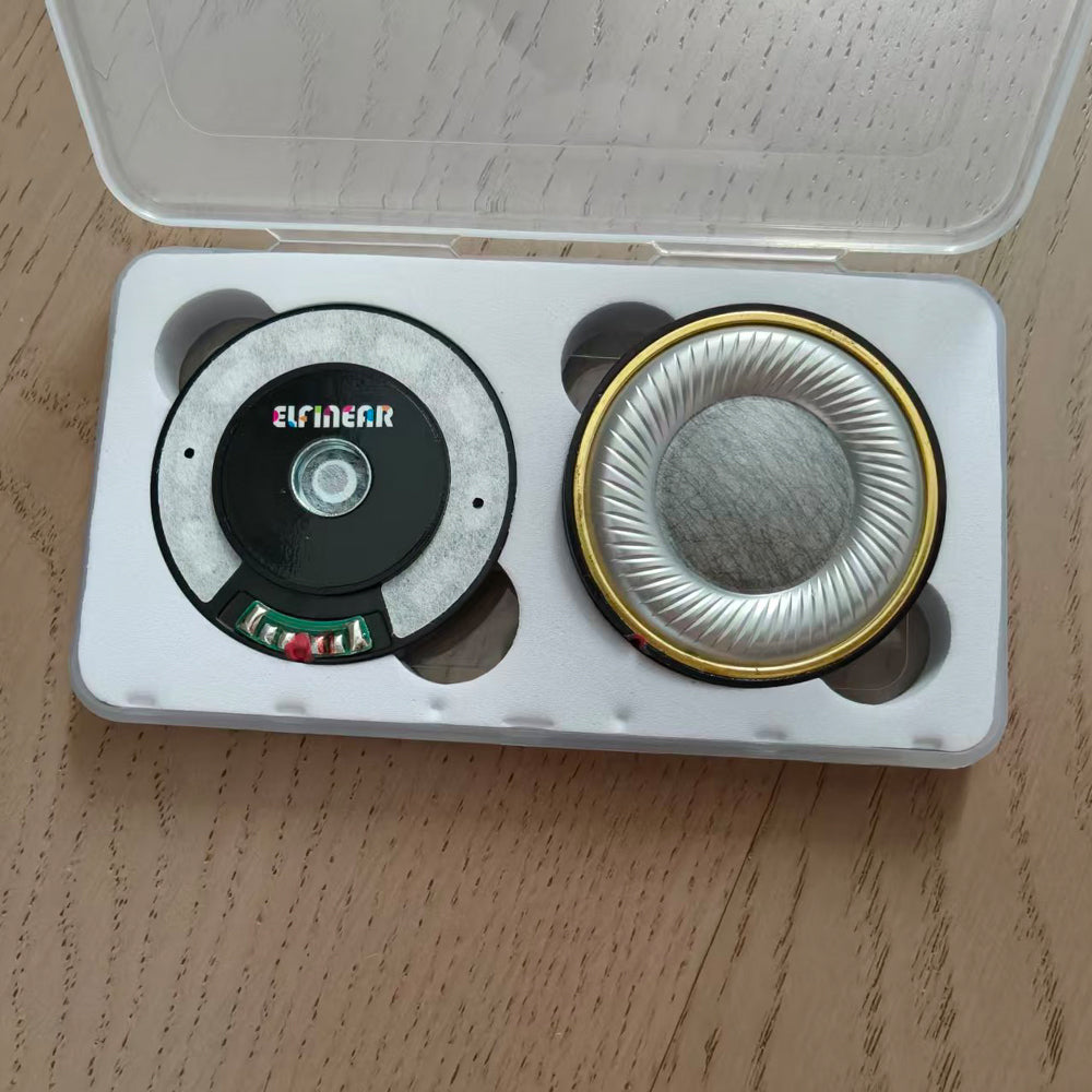 ELFINEAR 50mm TITAN 50S Wool Fiber Diaphragm Dynamic Headphone Driver Flagship N52 Neodymium Magnet Audiophile DIY Unit