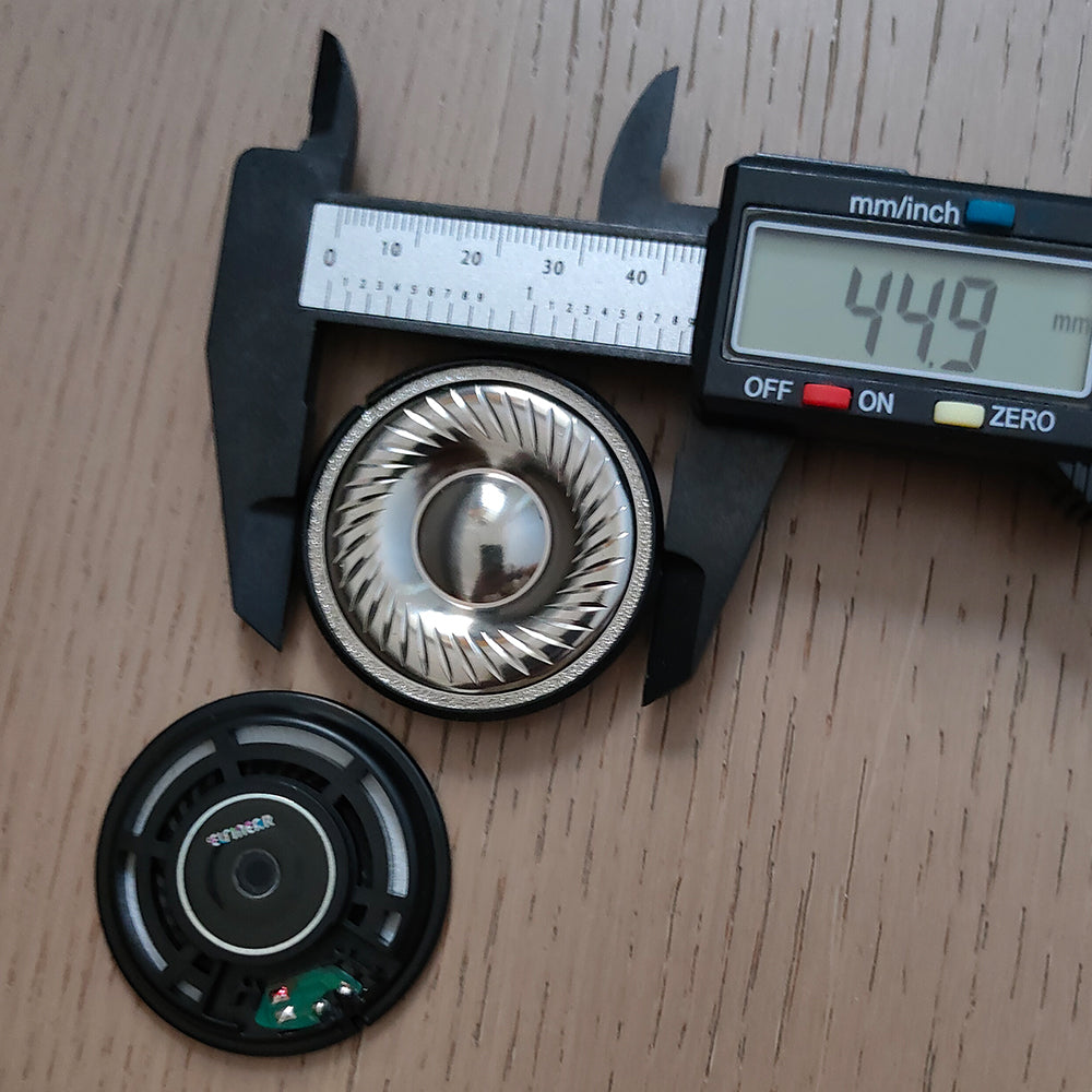 ELFINEAR Vortex 45 Hi-Res Headphone Driver - 45mm Unit + N50 Magnet 127dB High Sensitivity, 32Ω/300Ω Dual Versions for Phone