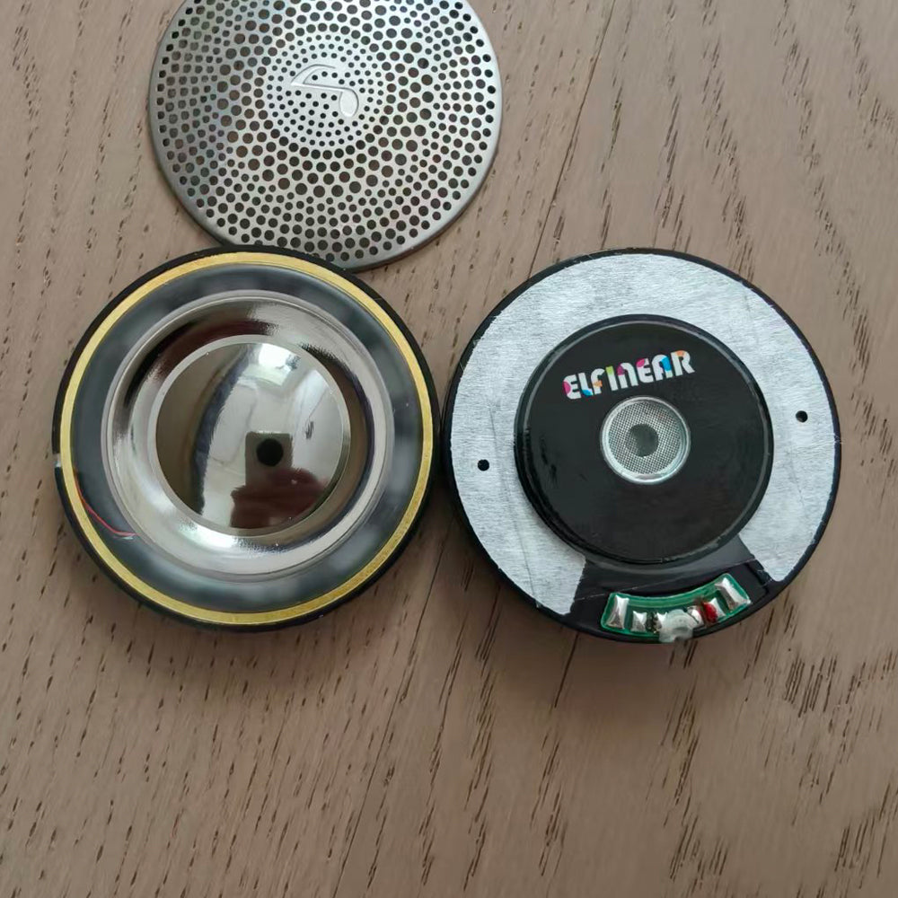 ELFINEAR 50mm Beryllium Diaphragm Headphone Driver N52 Big Magnet 118dB High Sensitivity HIFI Speaker Unit For Headphone DIY