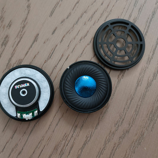 ELFINEAR CeramicSilk Audiophile Speaker Units 40MM- 32Ω/300Ω Hi-Fi Headphone Drivers