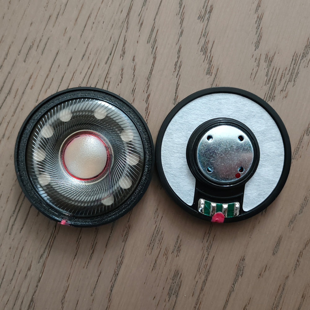 GRE50 Pro II 50mm Graphene Headphone Driver - 32Ω/300Ω Speaker Unit with Black Wire Voice Coil for Audiophiles