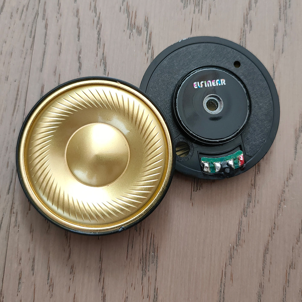 ELFINEAR AeroVibe 50 Pro G 1Pair(2Pcs) 50mm Full-Range Headphone Driver, Upgrade Version For Vocal Details