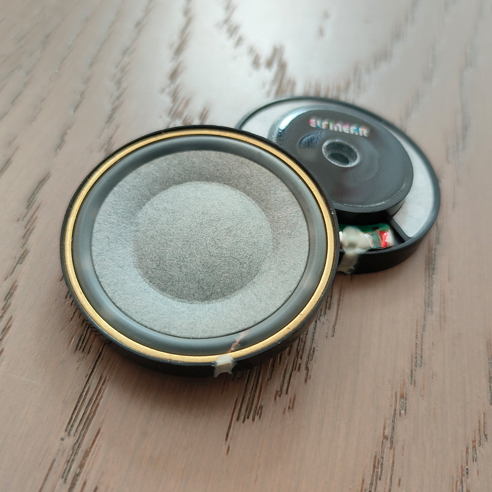 ELFINEAR PaperCone 40mm Fiber Paper Diaphragm N50 Magnet High-Quality Voice Coil Hi-Fi Sound Full Bass Premium Speaker Unit