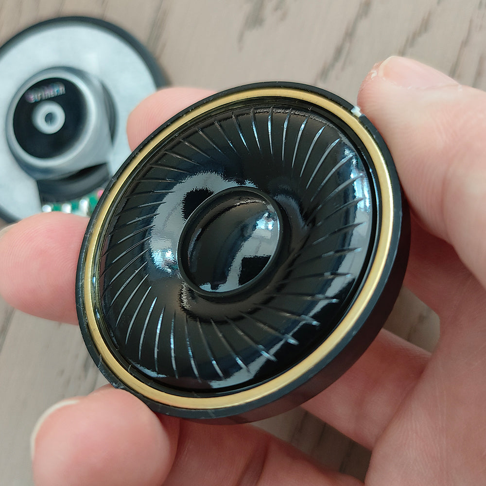 ELFINEAR Crest50 50mm 24Ω 119.73dB HiFi Headphone Speaker Driver | N52 Magnet 3-Layer Composite Diaphragm with Flat Frequency Response