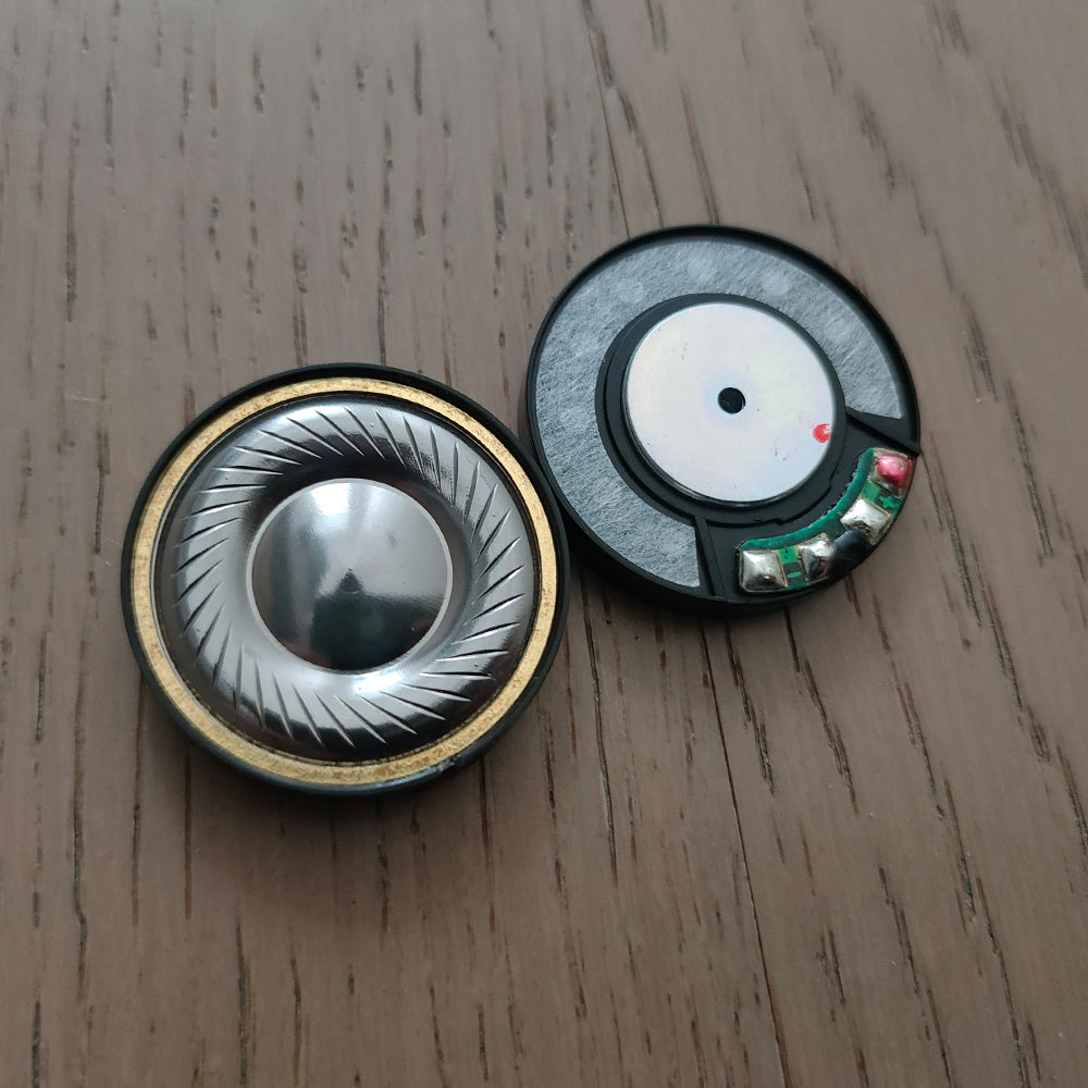 ELFINEAR 30mm Audiophile Headphone Driver Unit Titanium Diaphragm N45 Neodymium Magnet CCAW Voice Coil 32Ω hiFi Speaker Drivers