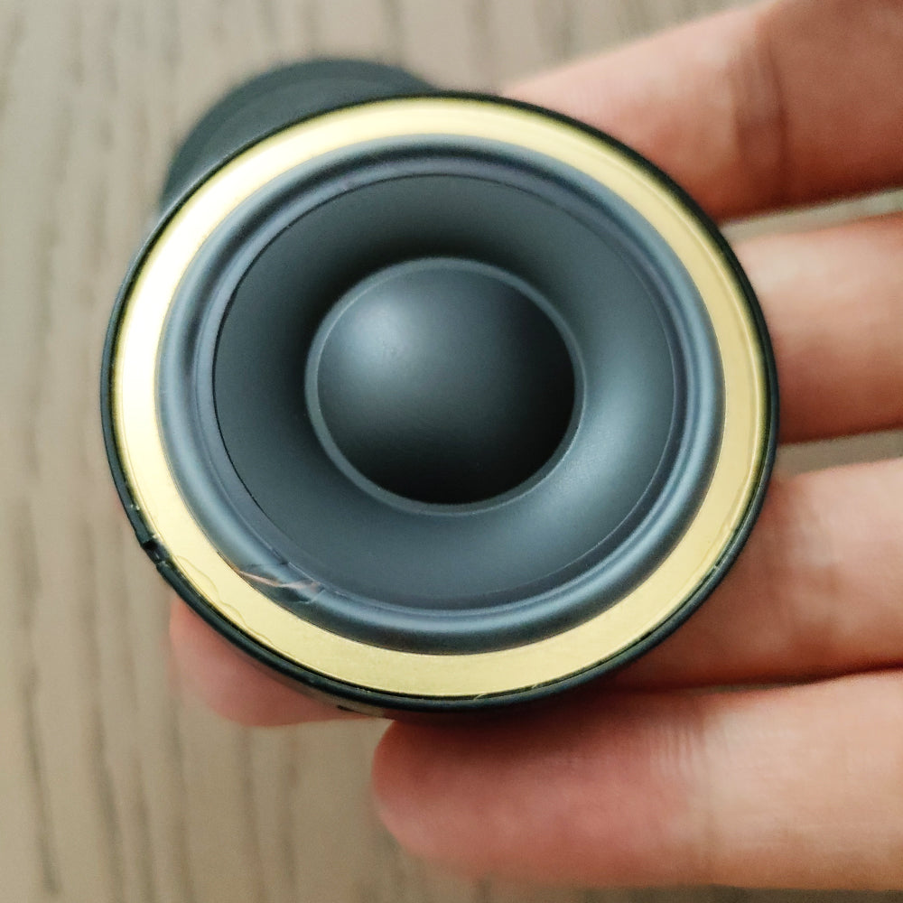 ELFINEAR CarbonCore 50mm Hi-Fi Headphone Speaker Driver: Pen Composite Carbon Diaphragm + PU Surround, Dual 64Ω/300Ω