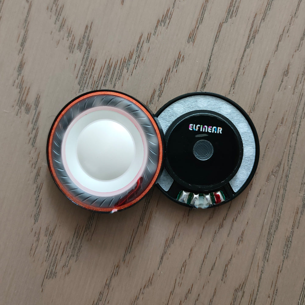 ELFINEAR LCP-40 BlackCore 40mm Driver Unit with N52 Magnet & Large Black Wire Voice Coil