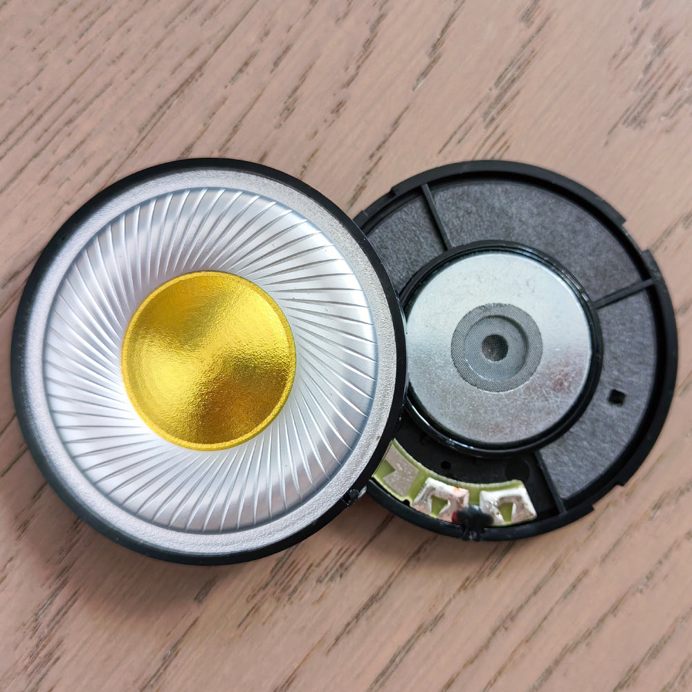 ELFINEAR PureStage 60 Headphone Speaker Drivers, 25.5mm Voice Coil with Silver-Plated Diaphragm Gold-Plated Dome, Hi-Res Audio