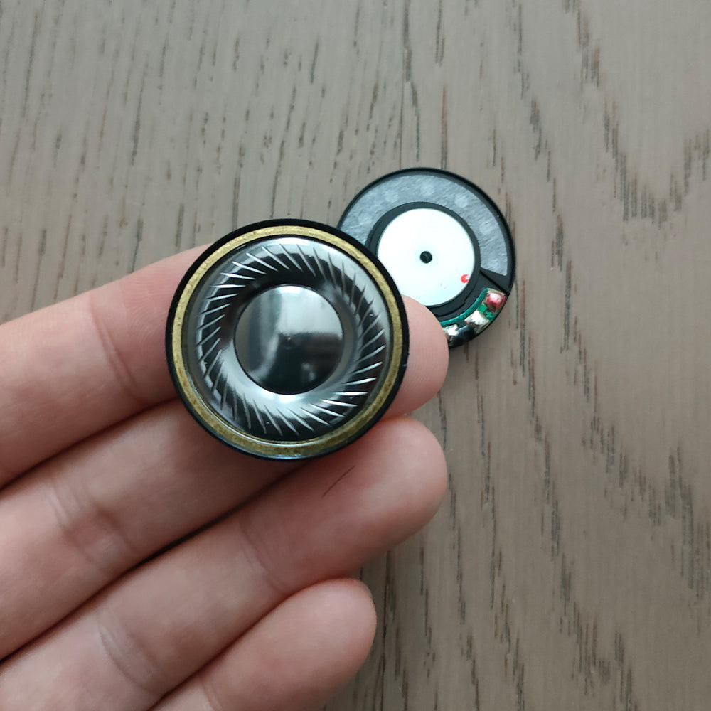 ELFINEAR 30mm Audiophile Headphone Driver Unit Titanium Diaphragm N45 Neodymium Magnet CCAW Voice Coil 32Ω hiFi Speaker Drivers