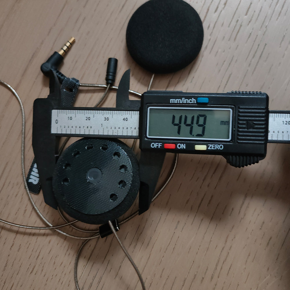 ELFINEAR 45MM Helmet Headset Speaker With Microphone Upgrade Replacement Only for LEXIN ET COM G4 G2 G16 B4FM