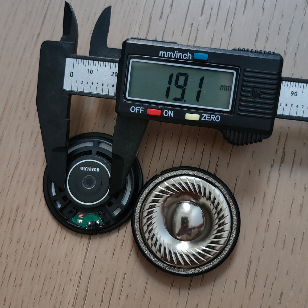 ELFINEAR Vortex 45 Hi-Res Headphone Driver - 45mm Unit + N50 Magnet 127dB High Sensitivity, 32Ω/300Ω Dual Versions for Phone