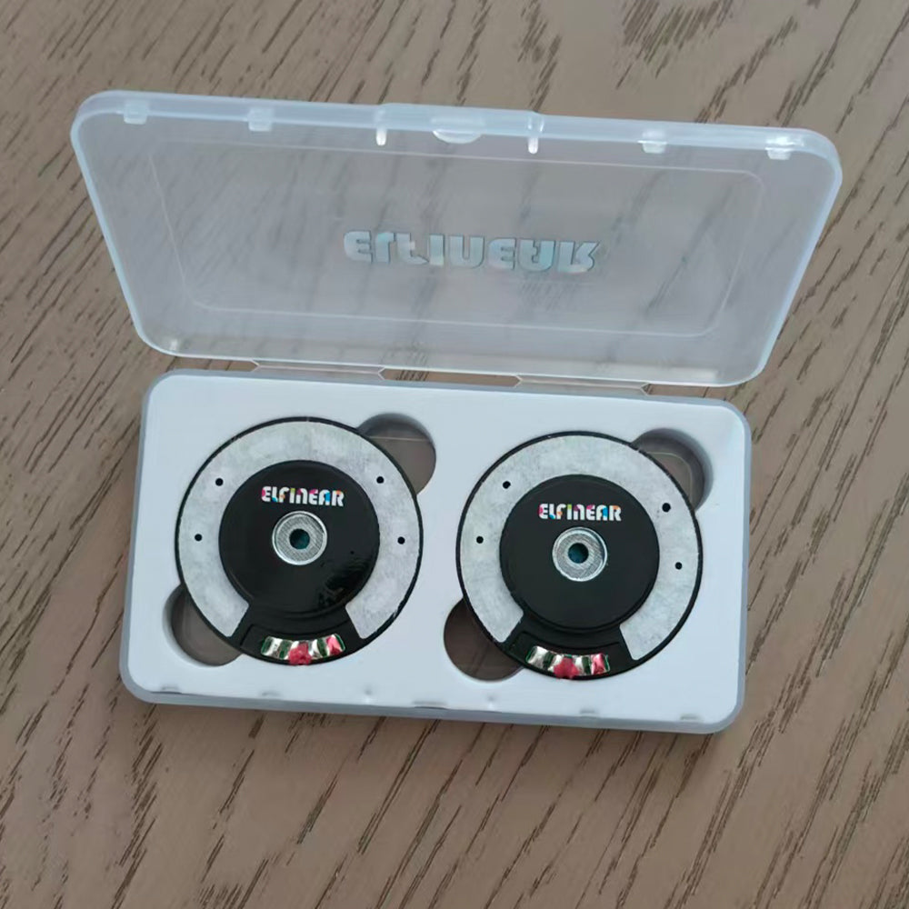 ELFINEAR Azure Drive 50mm High Value N52 Driver 32Ω 120dB for DIY Headphone Mod, Includes Free Stainless Steel Grilles