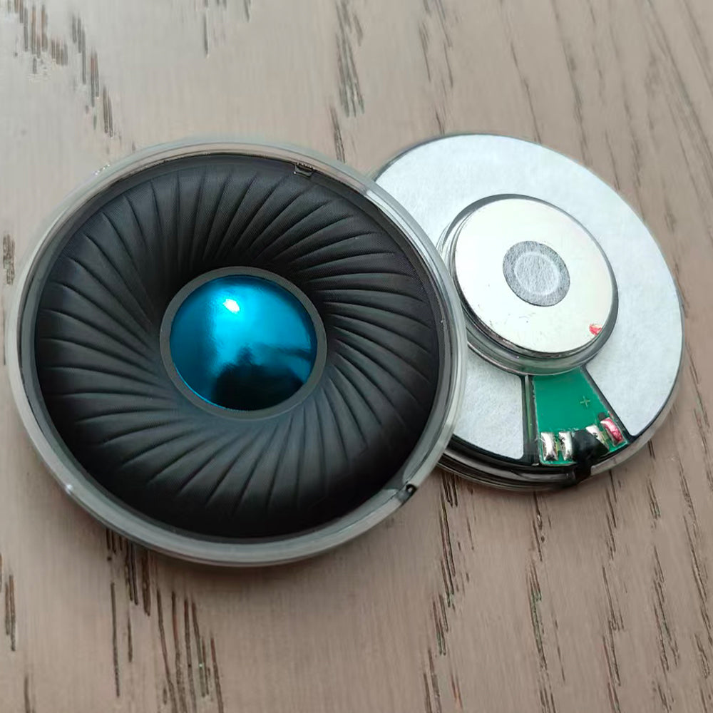 ELFINEAR CeramicSilk 50mm Hi-Fi Headphone Driver | Silk Diaphragm + Ceramic Blue Dome | CCA Voice Coil | 32/300 Ohm | 121.51dB Sensitivity DIY Replacement Speaker