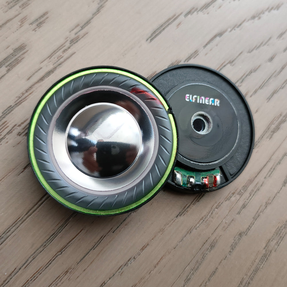 ELFINEAR Aurora 40 Beryllium - 40mm Flagship Headphone Driver with Beryllium-Plated Dome (80Ω/300Ω/700Ω)