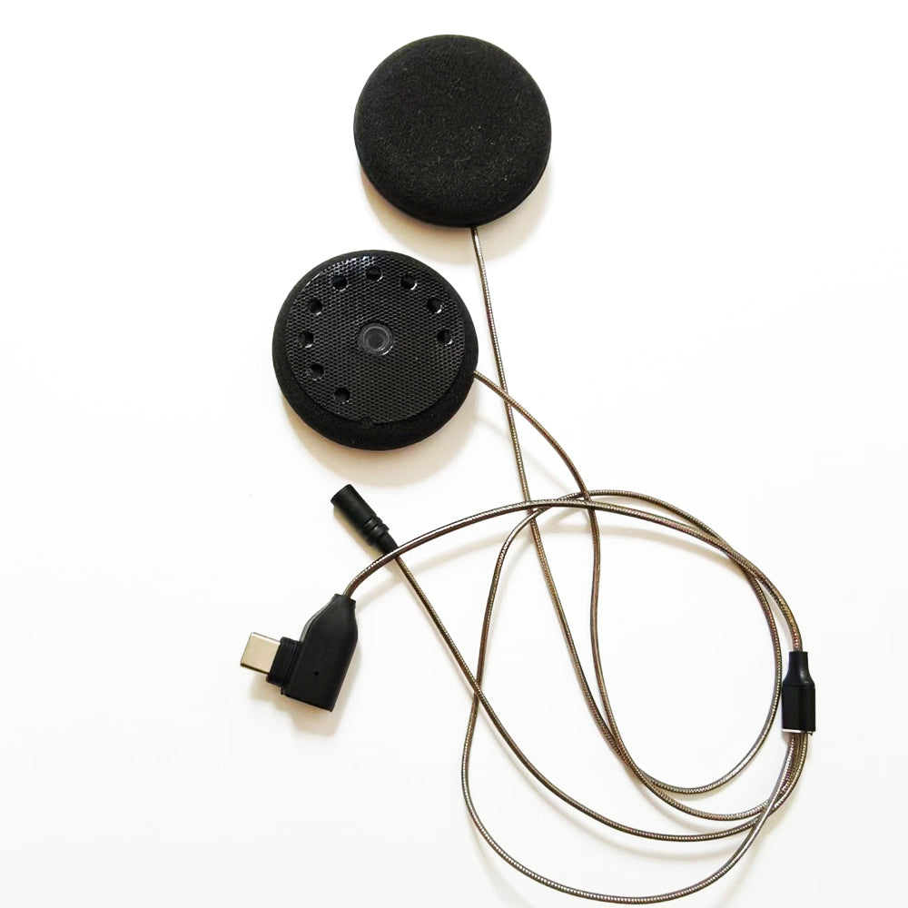 ELFINEAR 45MM Helmet Headset Speaker With Microphone Upgrade Replacement Compatible with ASMAX S1