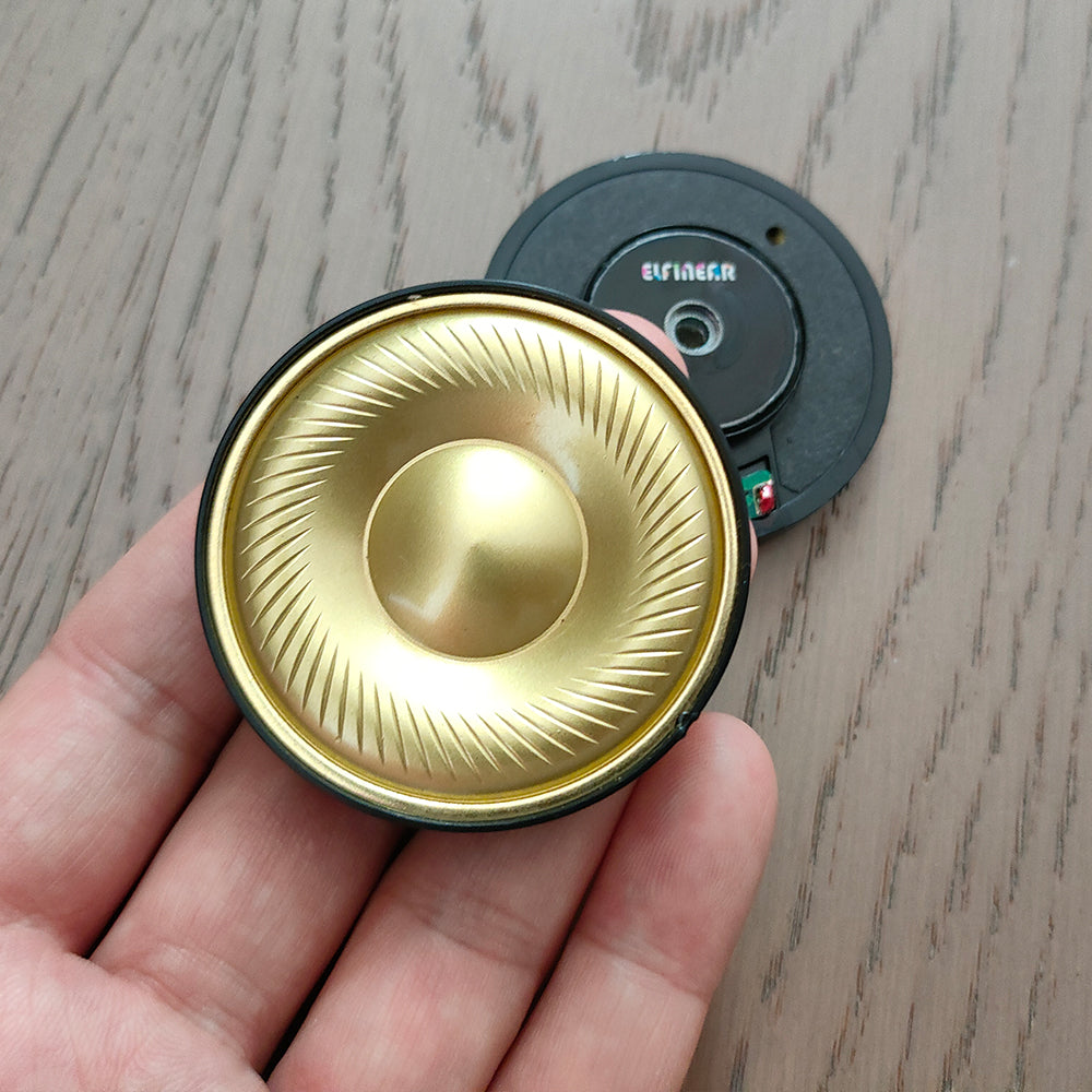 ELFINEAR AeroVibe 50 Pro G 1Pair(2Pcs) 50mm Full-Range Headphone Driver, Upgrade Version For Vocal Details