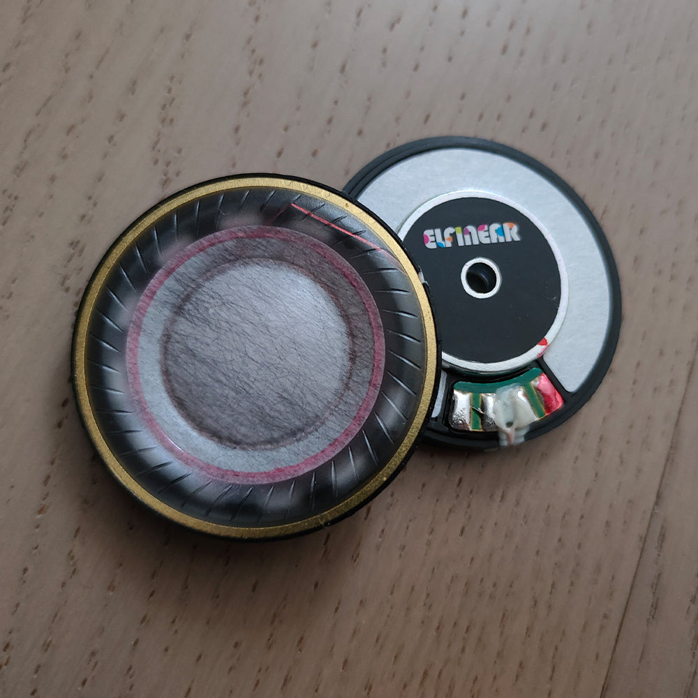 ELFINEAR Solis 40 | 1Pair 40mm Bio-Diaphragm Driver | N52 Magnet + 20.4mm CCA Voice Coil | Warm Sound, Wide Soundstage