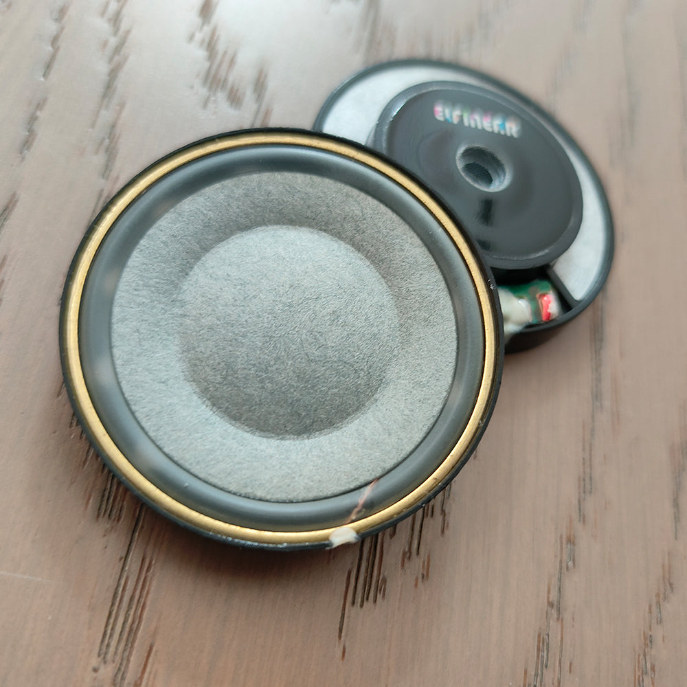 ELFINEAR PaperCone 40mm Fiber Paper Diaphragm N50 Magnet High-Quality Voice Coil Hi-Fi Sound Full Bass Premium Speaker Unit