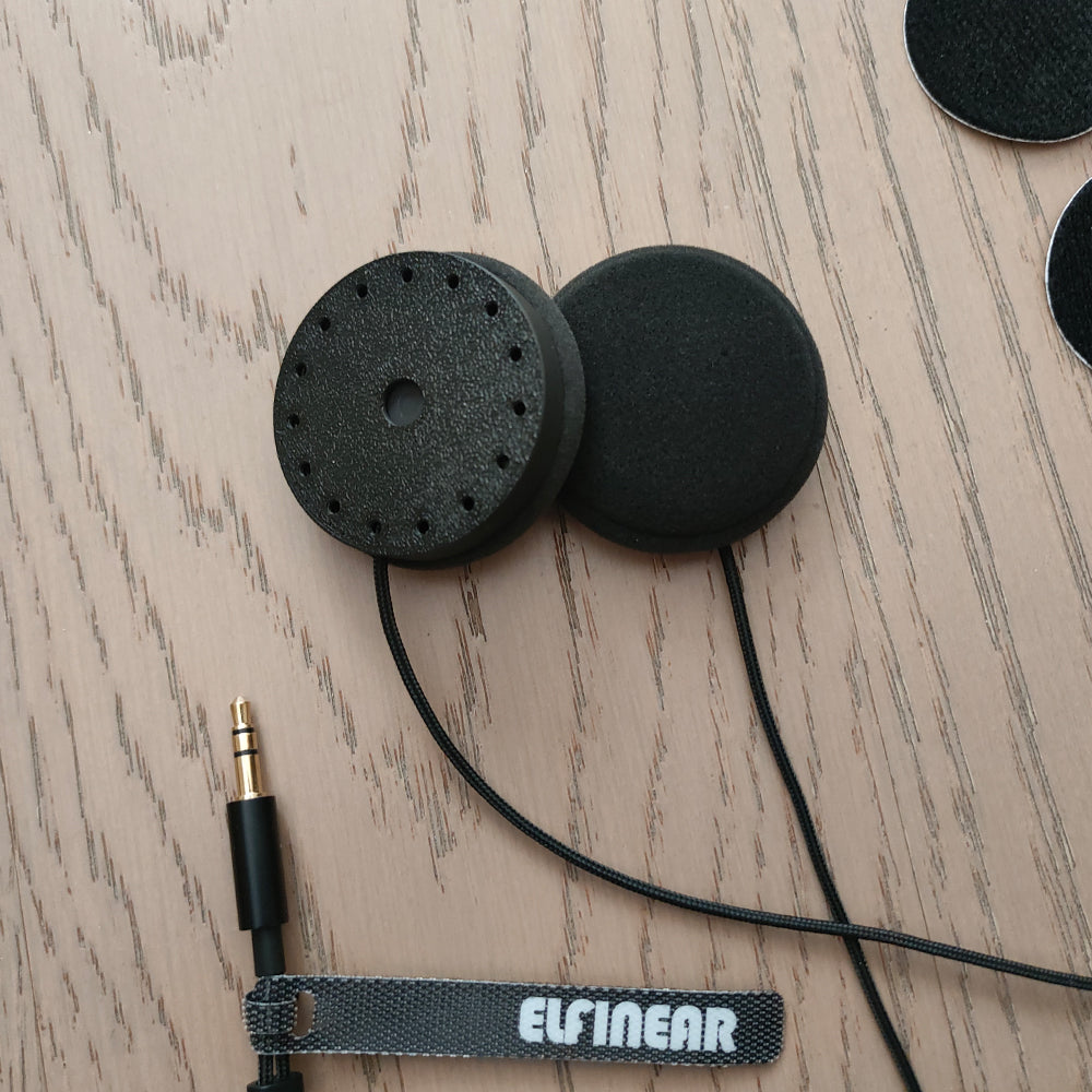 ELFINEAR Vox Artisan 43MM Motorcycle Helmet Speaker 3.5mm AUX Audio Accessory