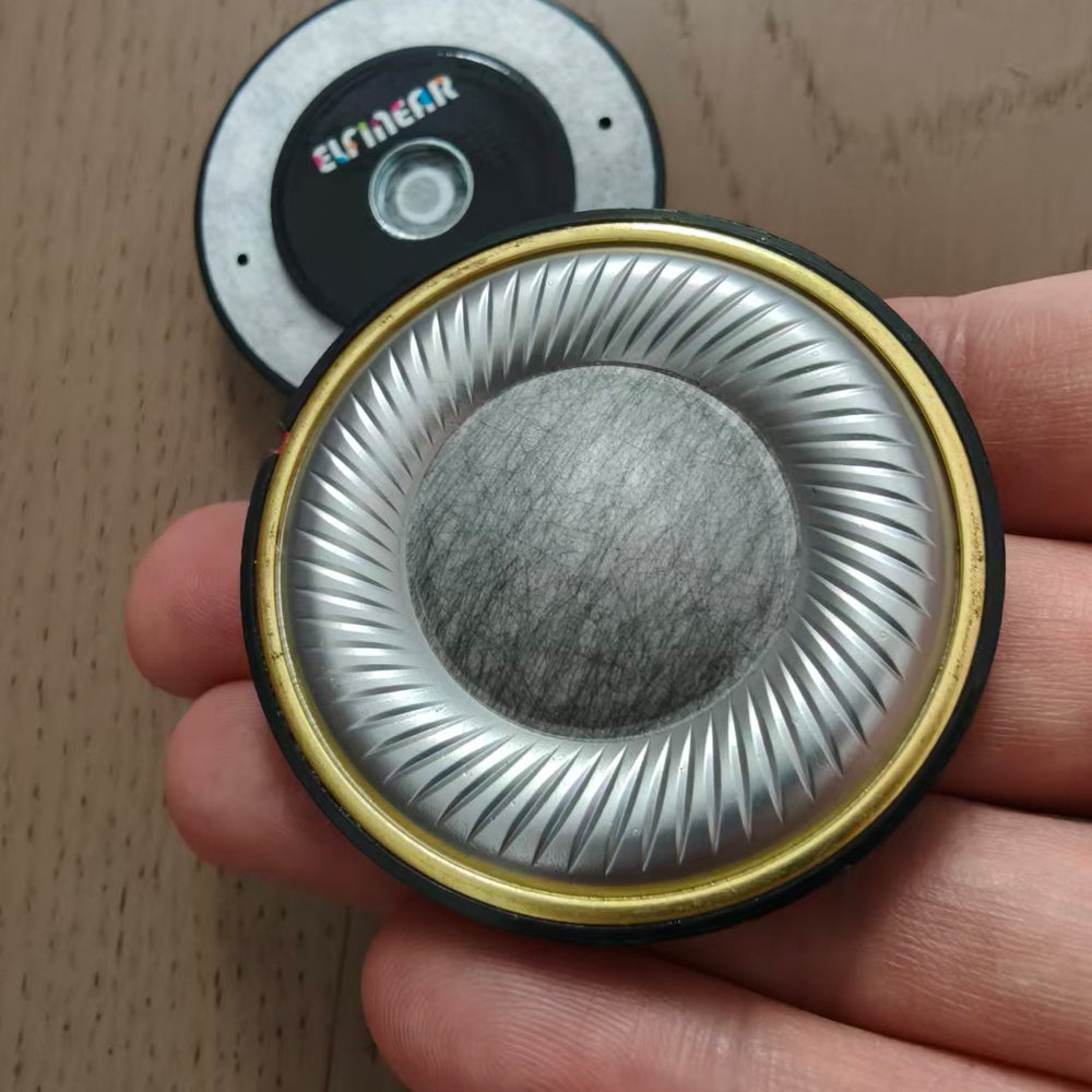 ELFINEAR 50mm TITAN 50S Wool Fiber Diaphragm Dynamic Headphone Driver Flagship N52 Neodymium Magnet Audiophile DIY Unit