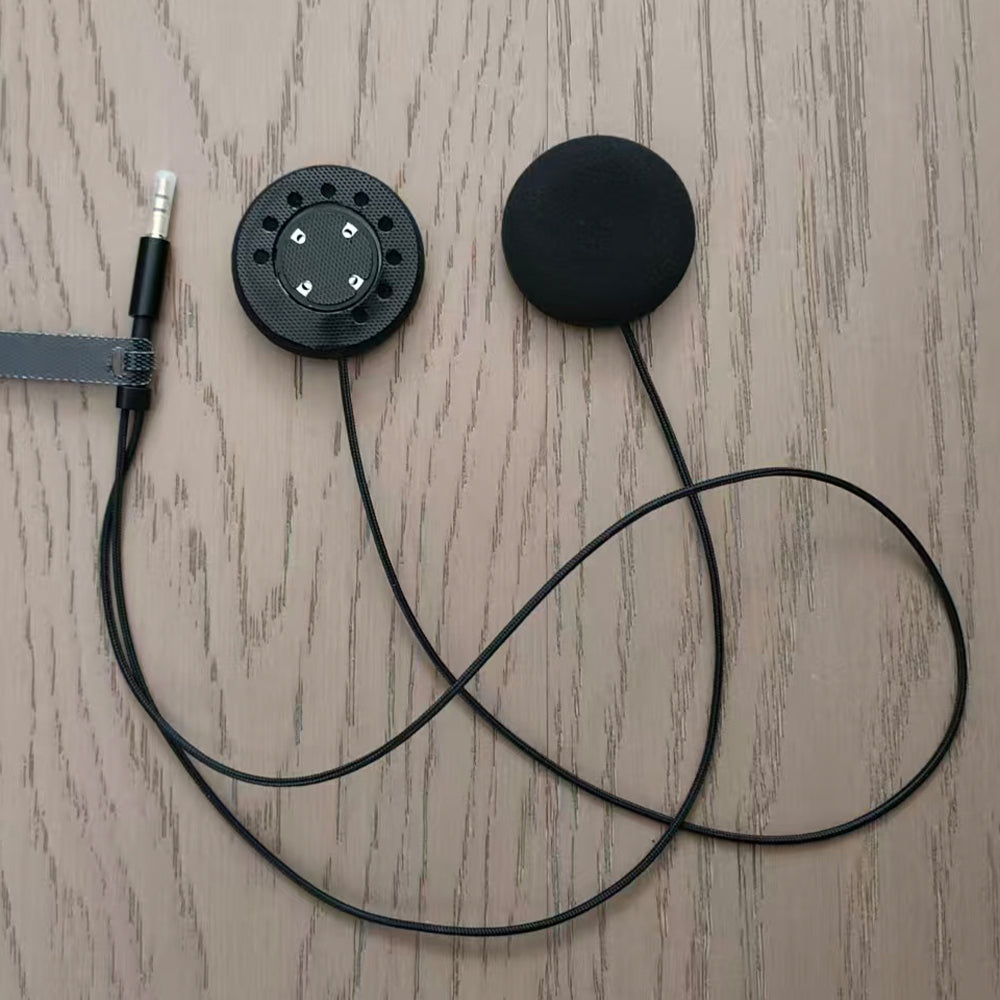 ELFINEAR 40MM UltraSlim Motocycle Helmet Speakers Compatible With Cardo,Sena Work with Most Helmet Communicators