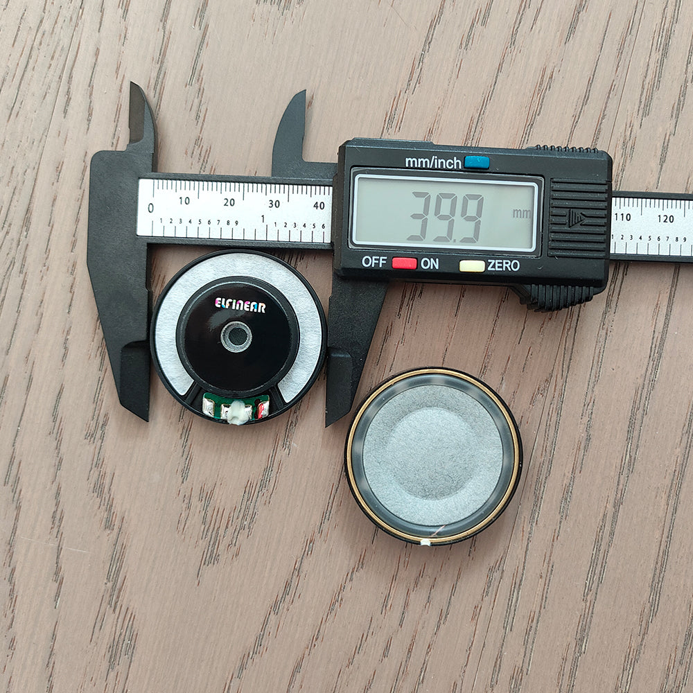 ELFINEAR PaperCone 40mm Fiber Paper Diaphragm N50 Magnet High-Quality Voice Coil Hi-Fi Sound Full Bass Premium Speaker Unit