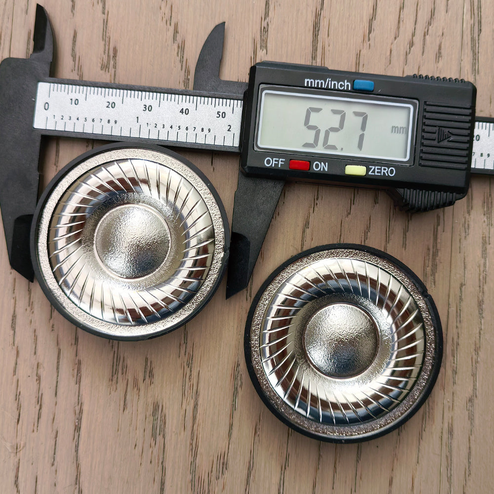 ELFINEAR NiCore 53 53mm Hi-Fi Headphone Driver 64Ω Nickel-Plated Diaphragm Sandblasted Dome 20.4mm Copper-Clad Aluminum Voice Coil