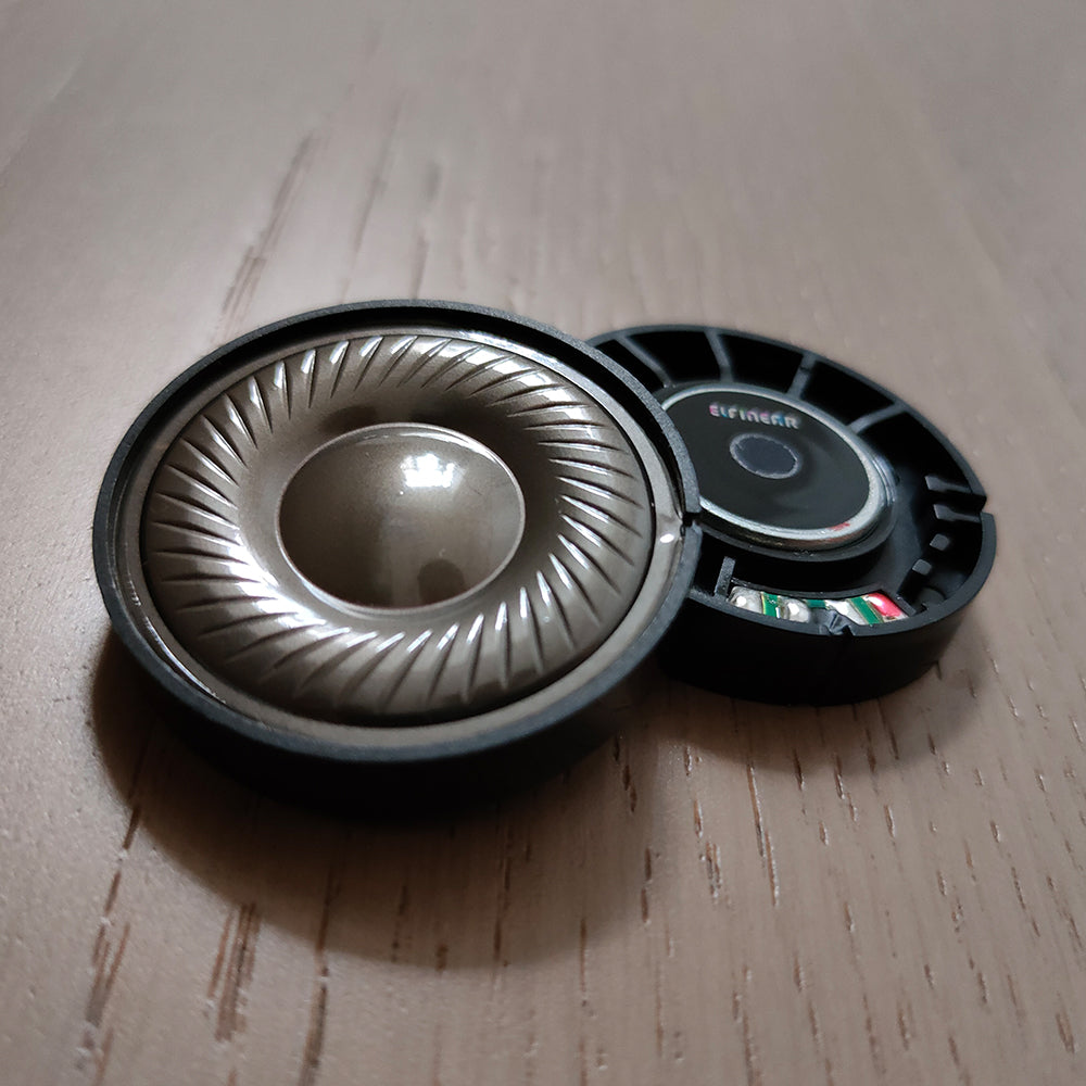 ELFINEAR Carbon-Micro Warm Sonic Driver 40mm, N48 Magnet, High-Res, 32Ω 300Ω Handmade