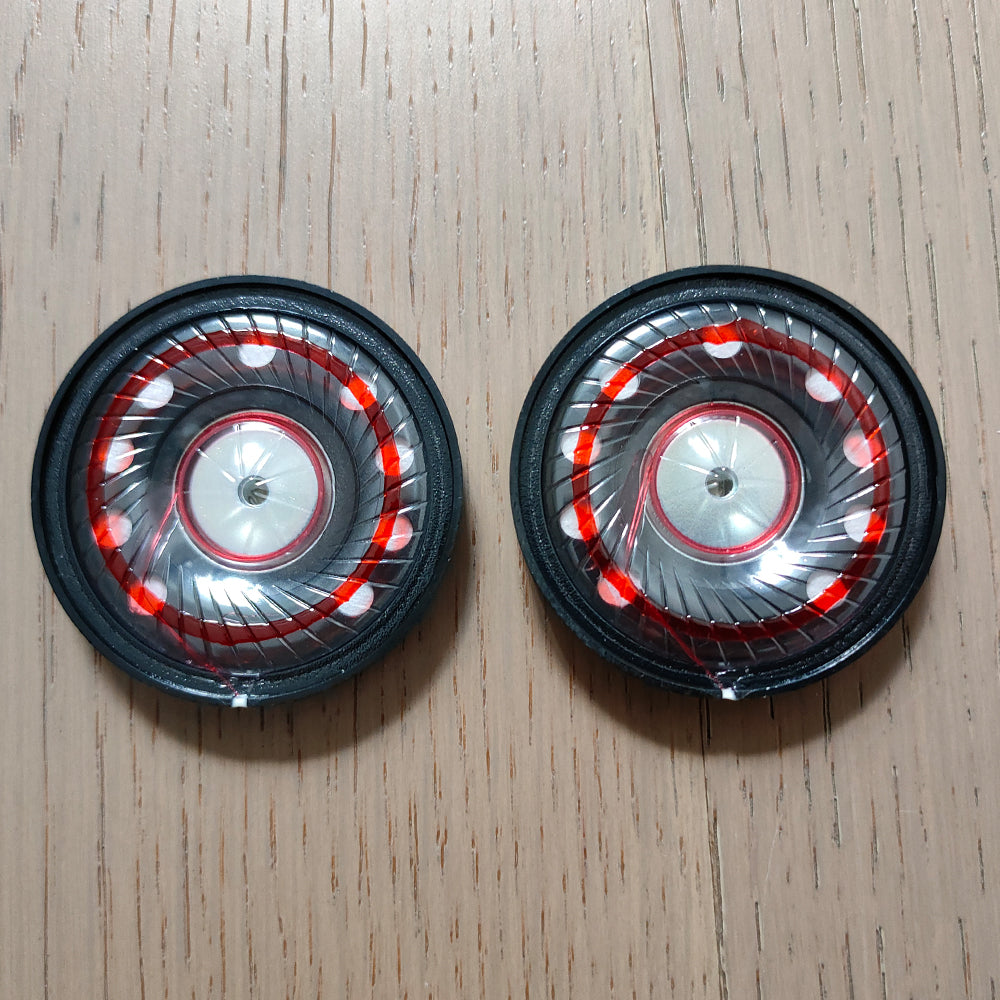 ELFINEAR DampRing 50mm Dynamic Driver, PET Diaphragm With Damping Gel, High Sensitivity for Headphone DIY/Replacement